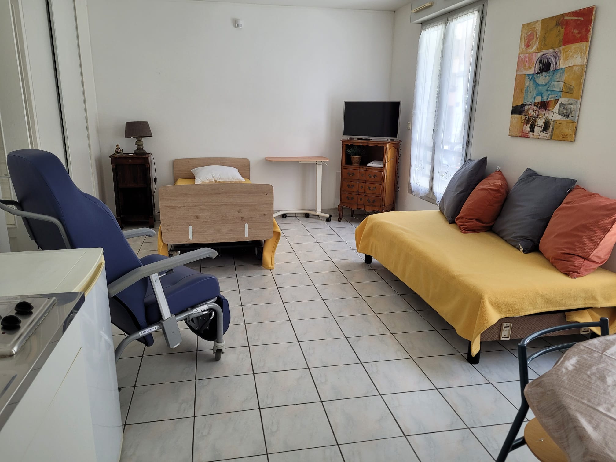 Photo de l'intérieur de l'appartement de répit